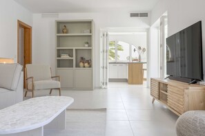 TV, fireplace - CostaBlancaDreams - Casa Clavel in Moraira (Moraira)