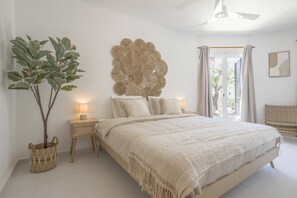 5 slaapkamers, een strijkplank/strijkijzer, gratis wifi, beddengoed