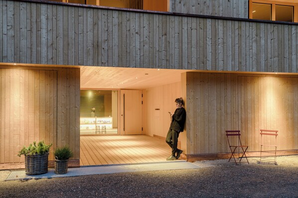 Property entrance - freiraum Apartments (Mellau)