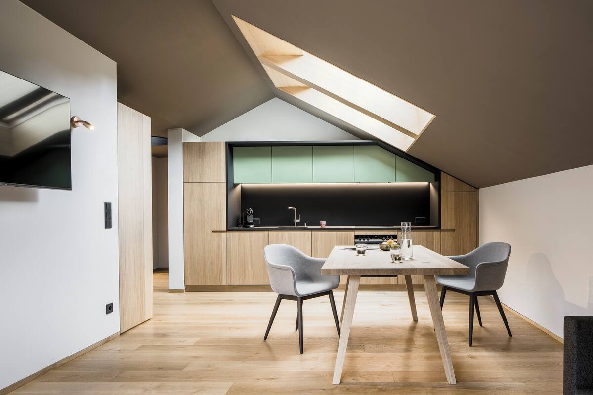 Superior-Apartment, Balkon, Bergblick