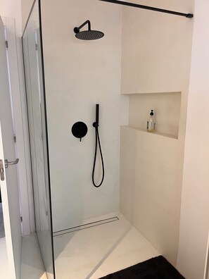 Séchoir à cheveux, serviettes fournies, savon, shampooing