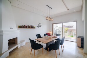 Dining - Marrakech Villa w/ Private Pool, WiFi, AC Sleeps 8 (Morocco)