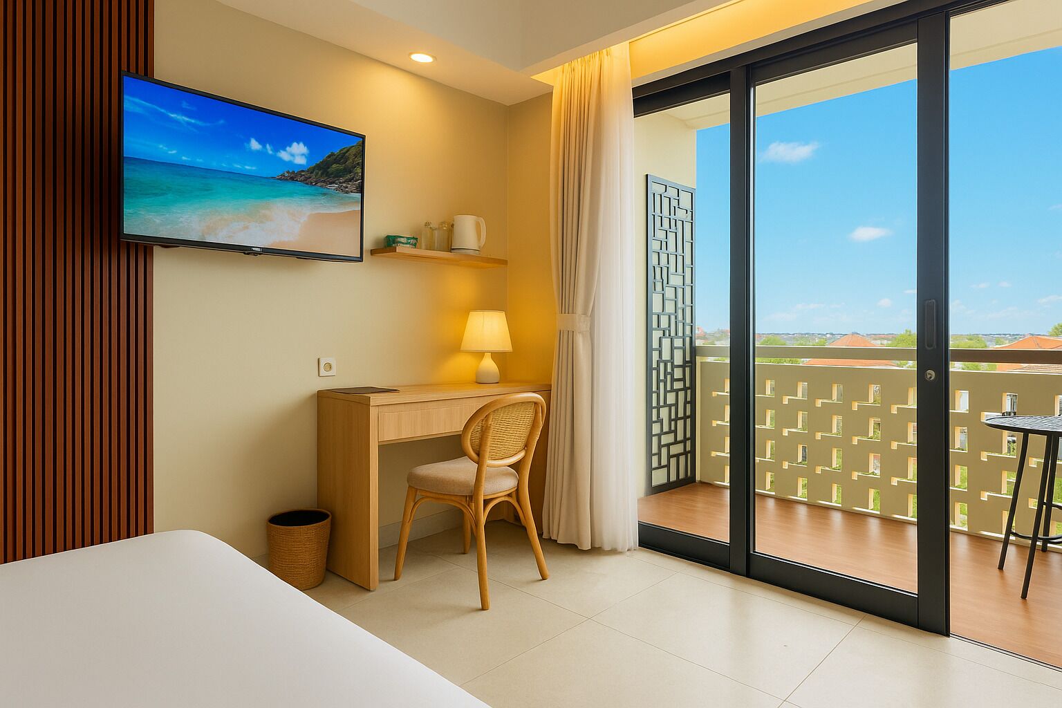 Premium bedding, minibar, in-room safe, desk