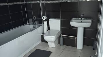 Towels, soap, toilet paper