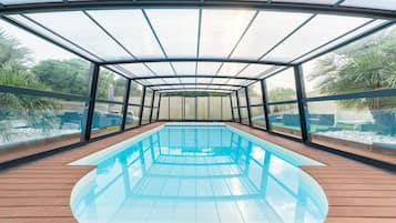 Een verwarmd zwembad