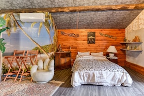 2 chambres, bureau, fer et planche à repasser