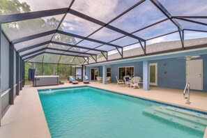 Una piscina climatizada