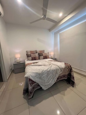 2 bedrooms, iron/ironing board, free WiFi, bed sheets