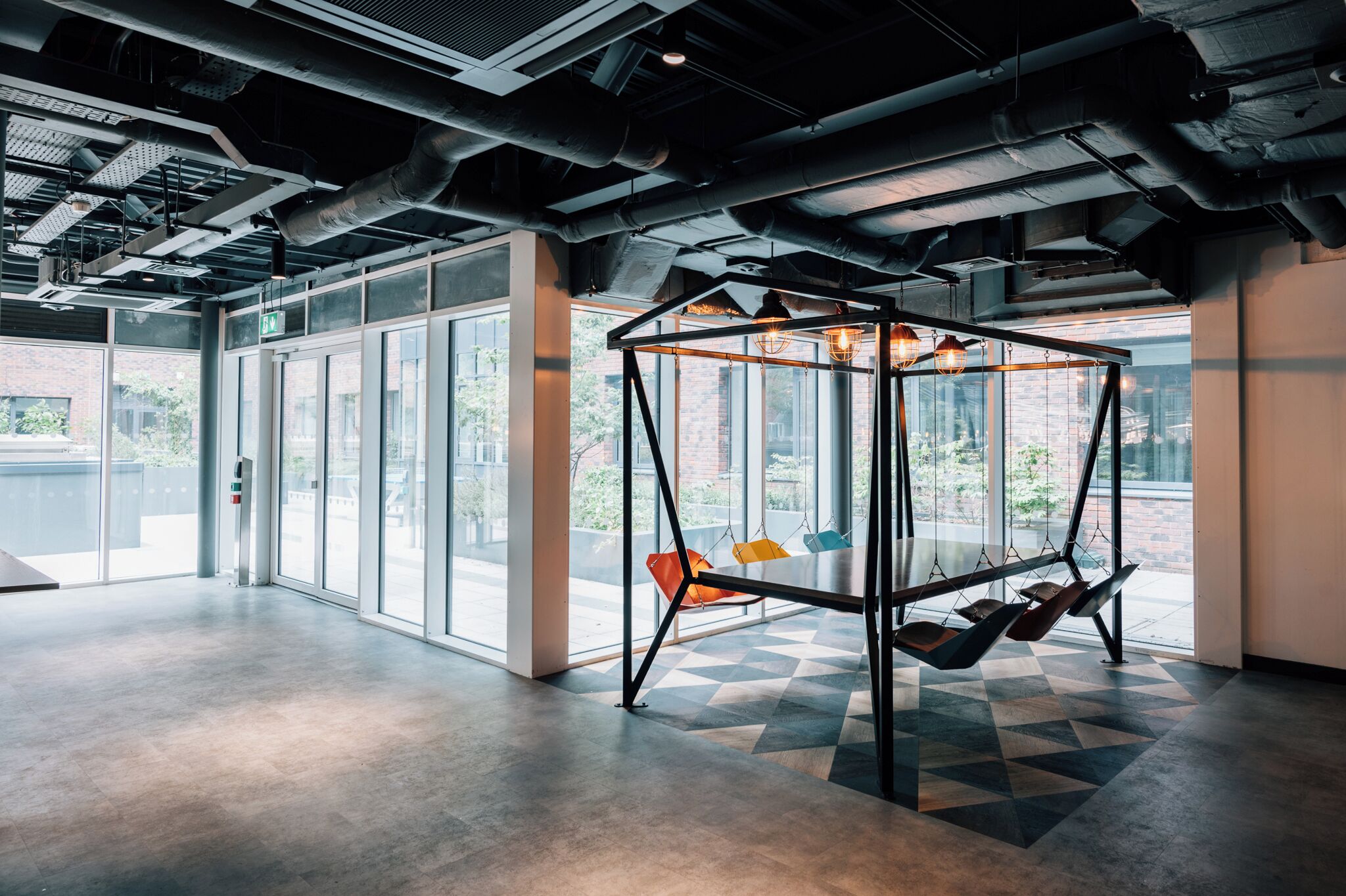 Coin salon dans le hall