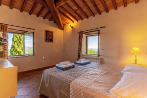 9 slaapkamers, een strijkplank/strijkijzer, wifi, beddengoed