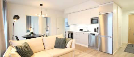 Appartement Standard, balcon | Coin séjour