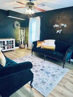 TV connectée, cheminée