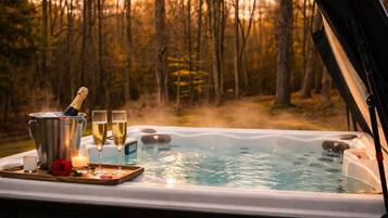 Idromassaggio all'aperto