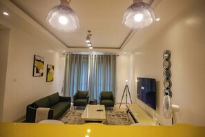 Living area - Iris 3 Lakeside Condo
 (Entebbe)