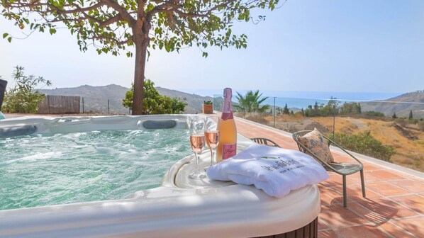 Idromassaggio all'aperto