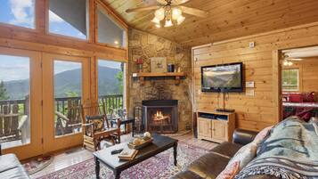 Casa, varias camas (Majestic View #412) | Área de sala de estar