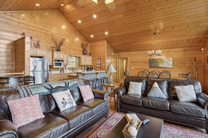 House, Multiple Beds (Majestic View #412) | Living area - Majestic View #412 (Sevierville)