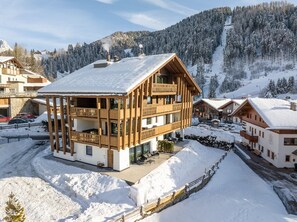 Exterior - Villa Sofia Apartment 'F' with Mountain View, Private Terrace and Wi-Fi (Selva di Val Gardena)