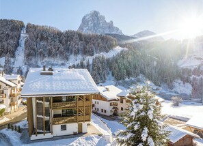 Exterior - Villa Sofia Apartment 'I' with Mountain View, Private Terrace and Wi-Fi (Selva di Val Gardena)