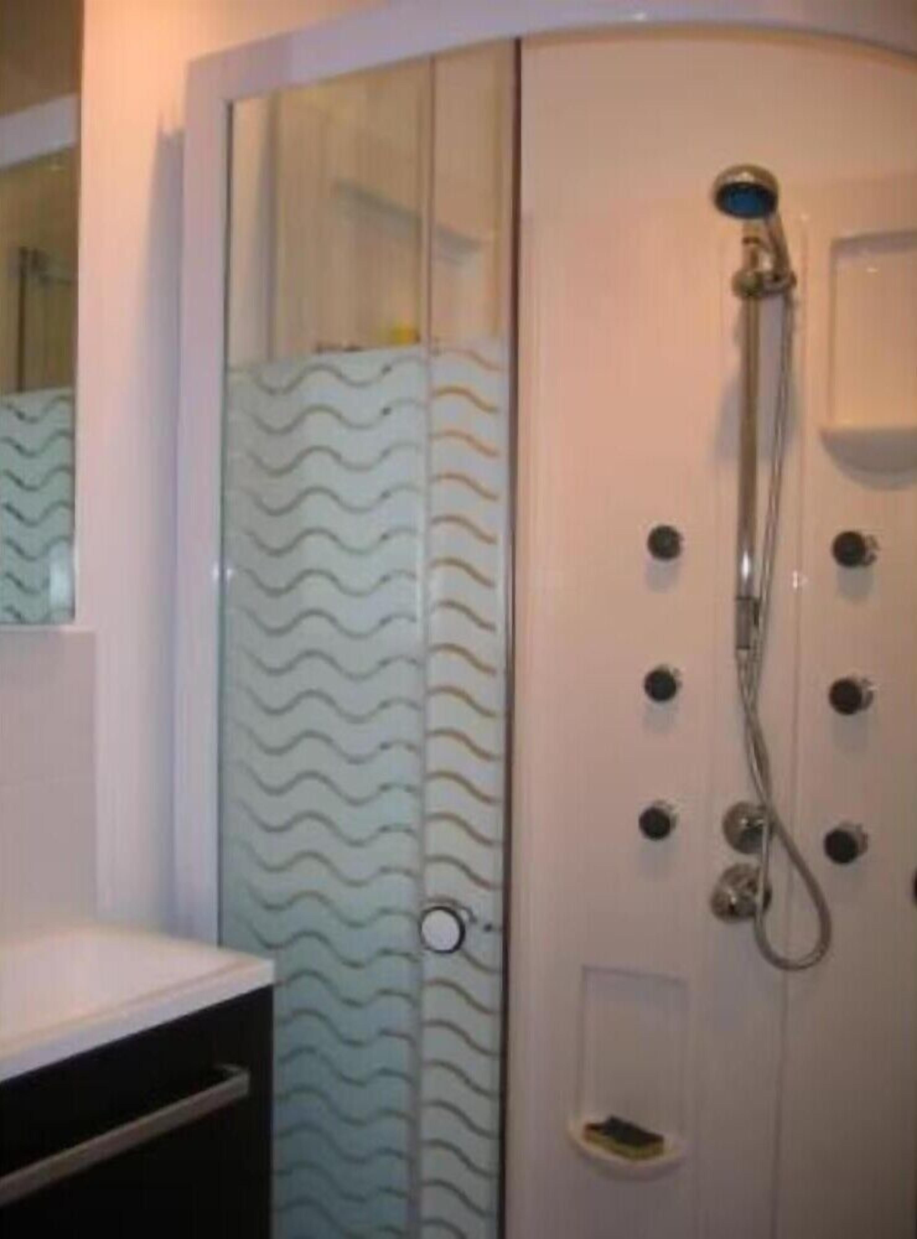 シャワー、ヘアドライヤー、タオル