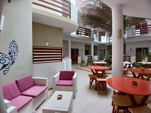 Sitteområde i lobbyen