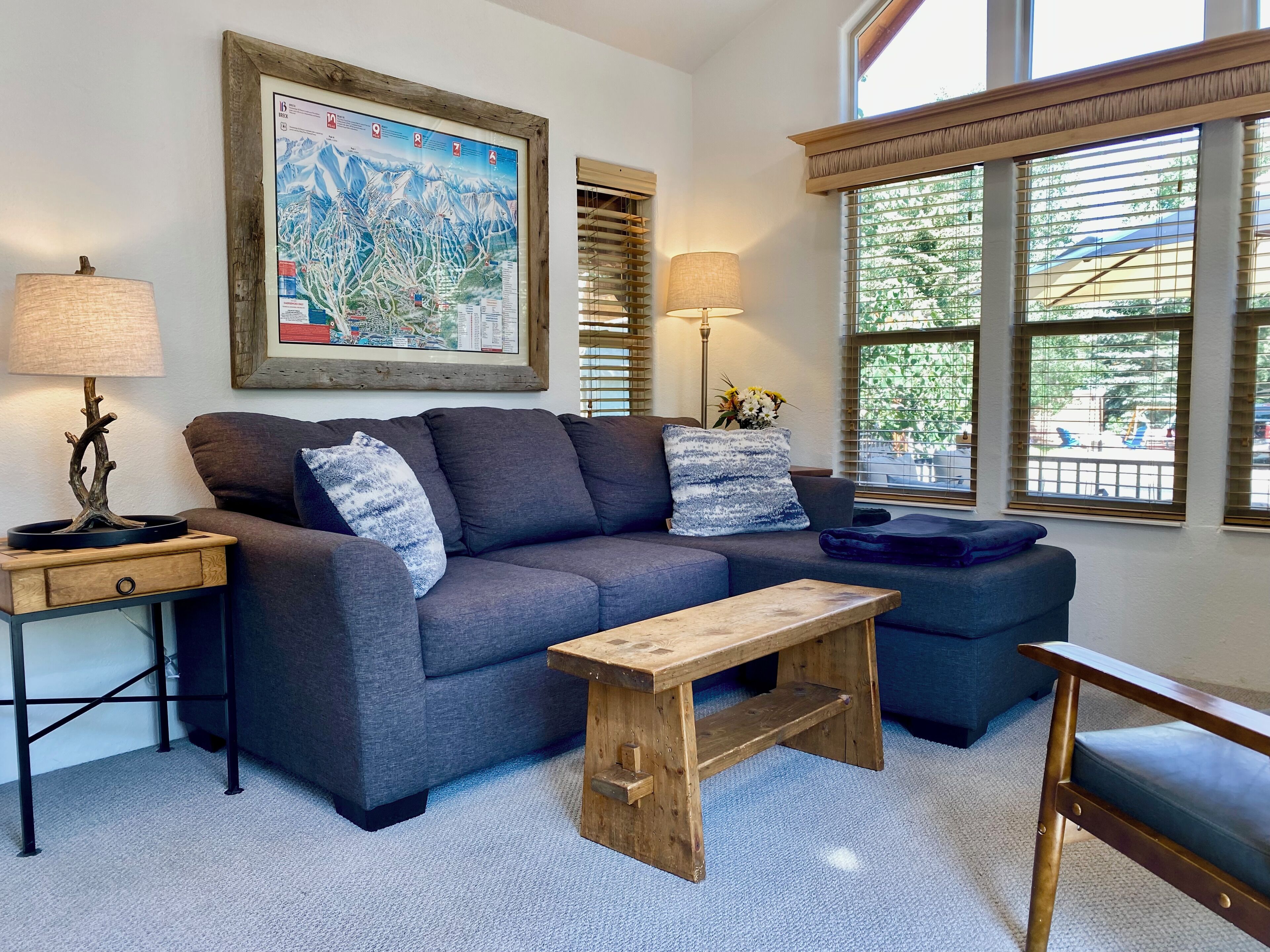 Smart TV, fireplace, video games, offices