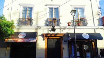 Majoituspaikan julkisivu