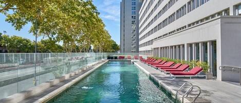 Seasonal outdoor pool