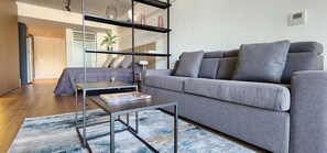 Living area - Luxury Modern Apartment Puerto Retiro (Buenos Aires)