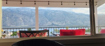 The View on 87th Osoyoos 2 bedroom, 1.5 bath, covered patio view vacation home.