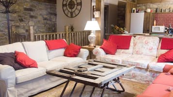 TV, fireplace, DVD player