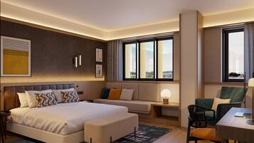 Minibar, gratis Wi-Fi, sengetøj