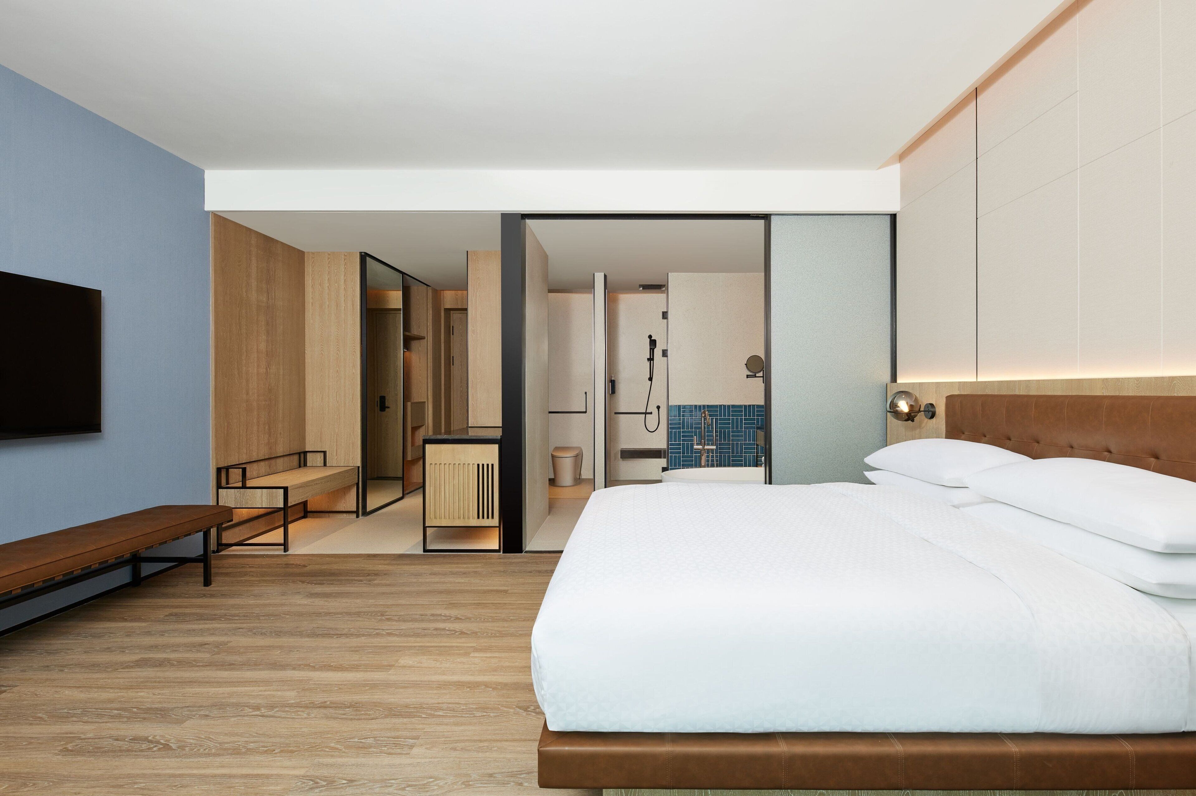 Minibar, in-room safe, blackout curtains, free cots/infant beds