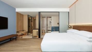 Minibar, in-room safe, blackout curtains, free cots/infant beds