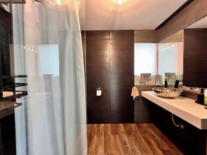 Shower, hair dryer