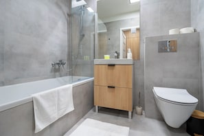 Hair dryer, towels