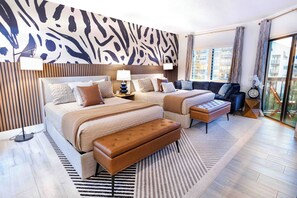 1 makuuhuone, työpöytä, silitysrauta/-lauta, vauvan matkasänky