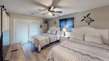 2 室のベッドルーム、WiFi