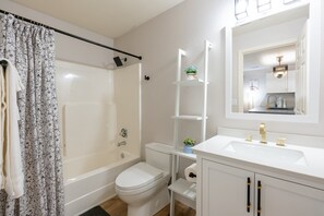 Hair dryer, towels