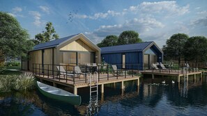 House | Exterior - Lodge by the Lake in Arcen With Water Terrace (Arcen)