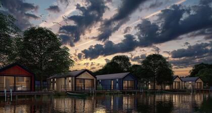 Modern Lodge by the Maasduinen