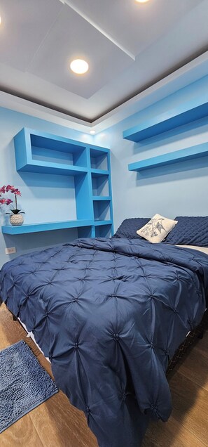3 slaapkamers, een bureau, een strijkplank/strijkijzer, gratis wifi