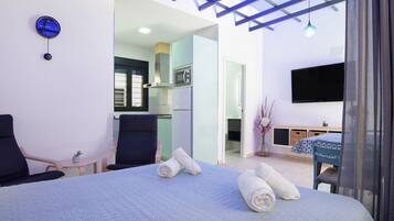 1 dormitorio, tabla de planchar con plancha, wifi gratis y ropa de cama