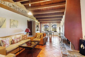 TV, fireplace, DVD player