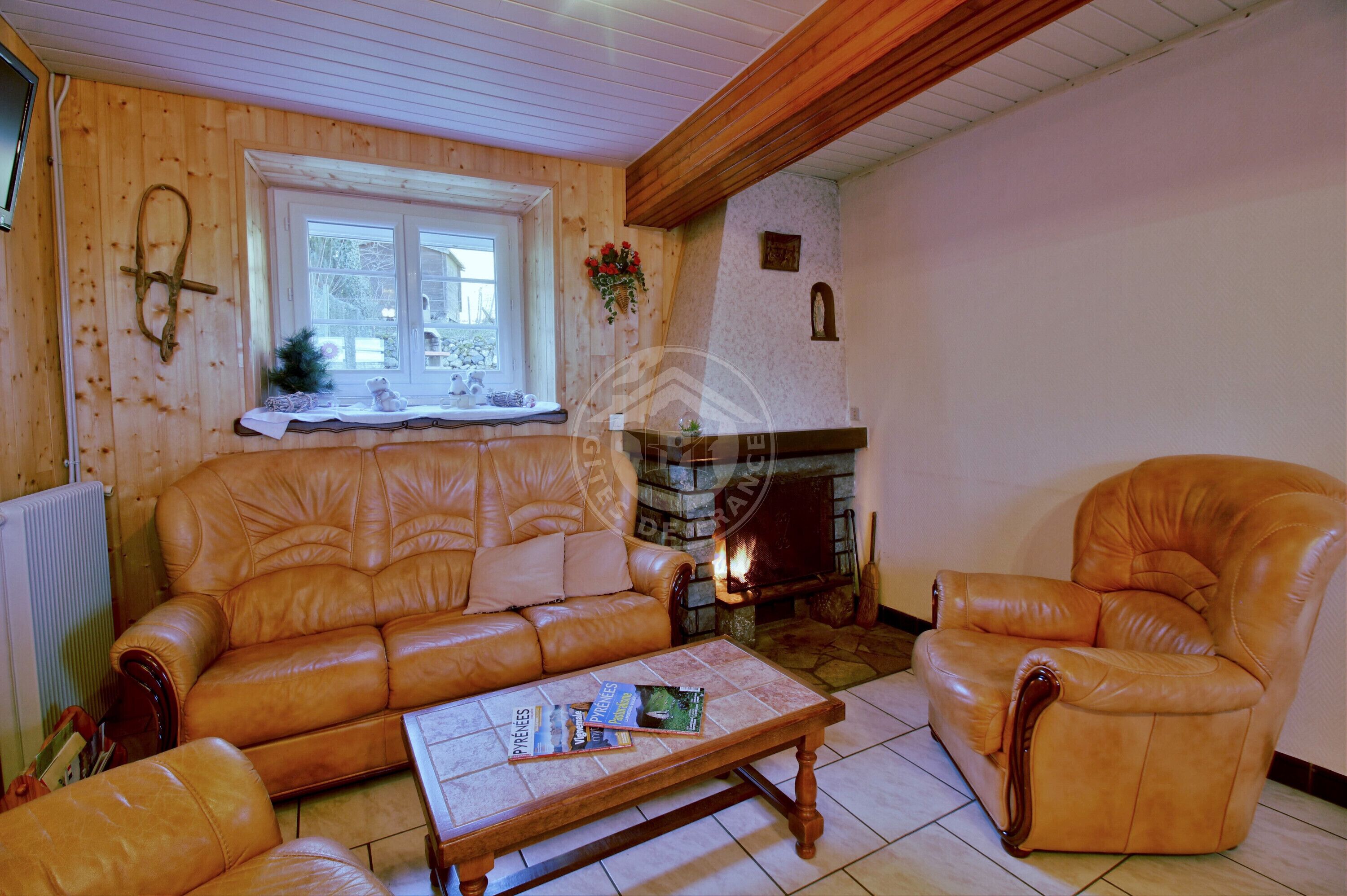 Télévision, cheminée