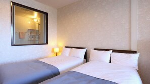 1 bedroom, desk, free WiFi, bed sheets - Twin roompanoramic view of Mt Fuji  Lake Shoji / Minamitsurugun Yamanashi (Minamitsurugun)