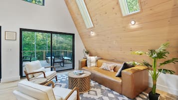 TV, fireplace, video games