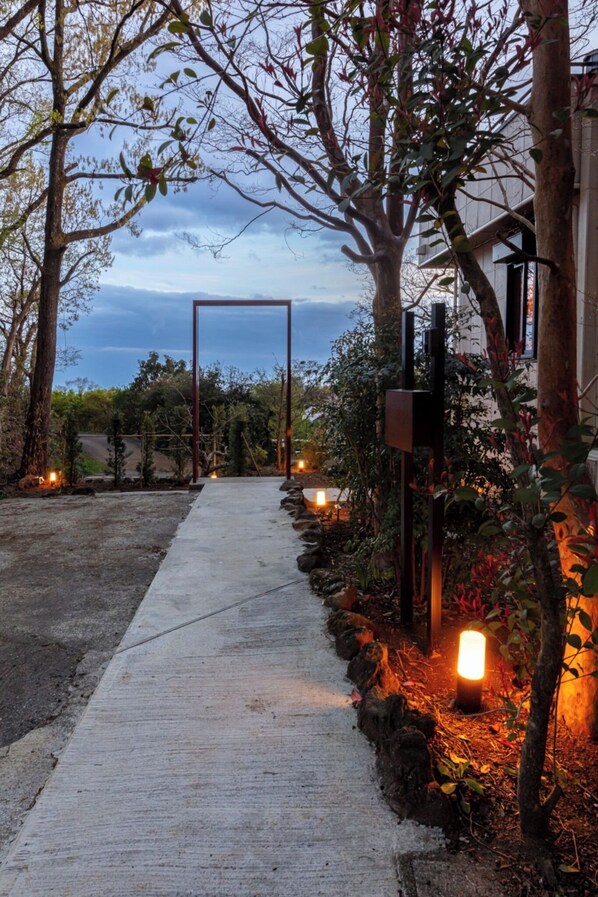 Overnattingsstedets uteområder