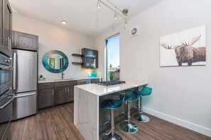 Fridge, microwave, oven, stovetop - Walk to Village | Modern Hideaway (Winter Park)