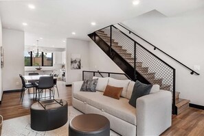 TV, fireplace, books, stereo - Rooftop Hot Tub | Mountain View (Winter Park)